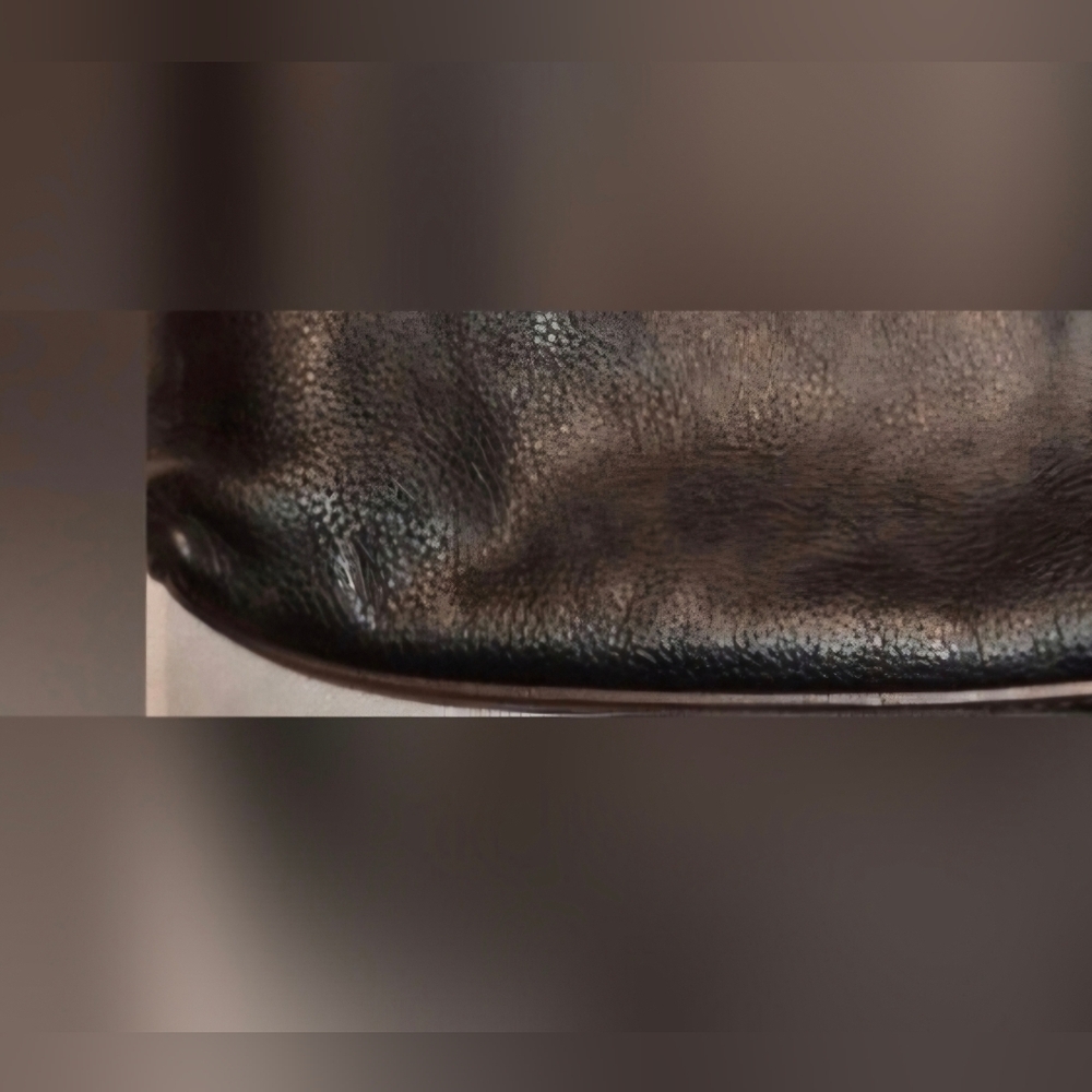 Lot Of 2 FOSSIL Leather Shoulder Bags 10"x8.5, Great Shape, Brown & Black - Picture 11 of 11